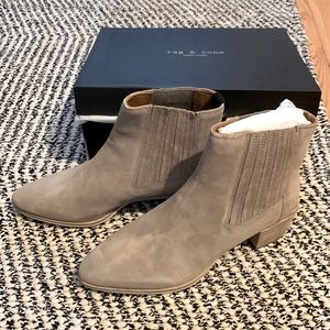 Rag and Bone Rover booties in Taupe size 40